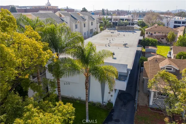 a picture of houses with an outdoor space
