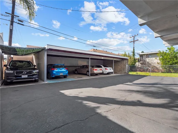 a car parked on the side of the road