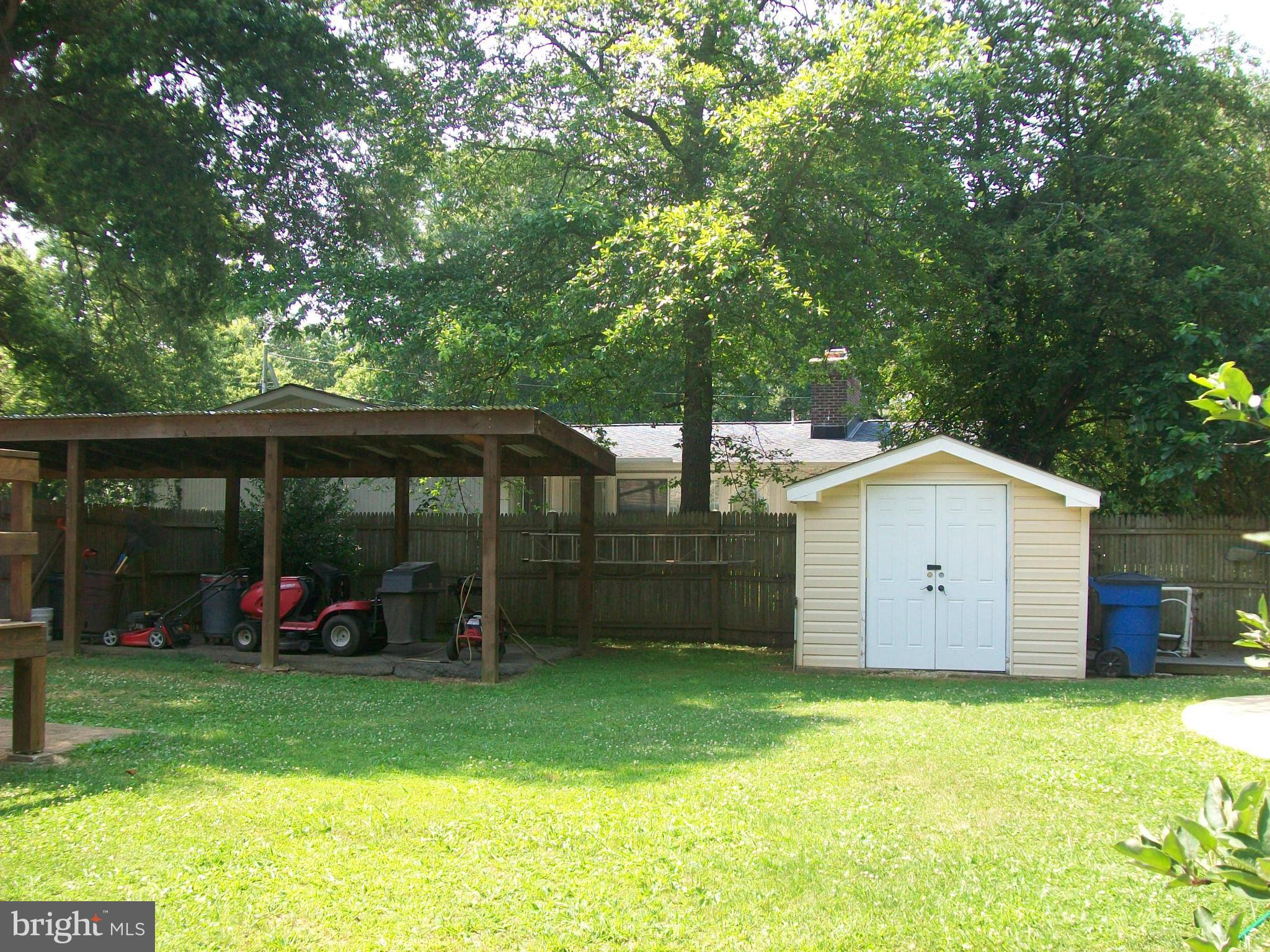 6832 Ridgeway Drive Springfield, VA 22150 - Photo 19 of 30 Carport and Shed