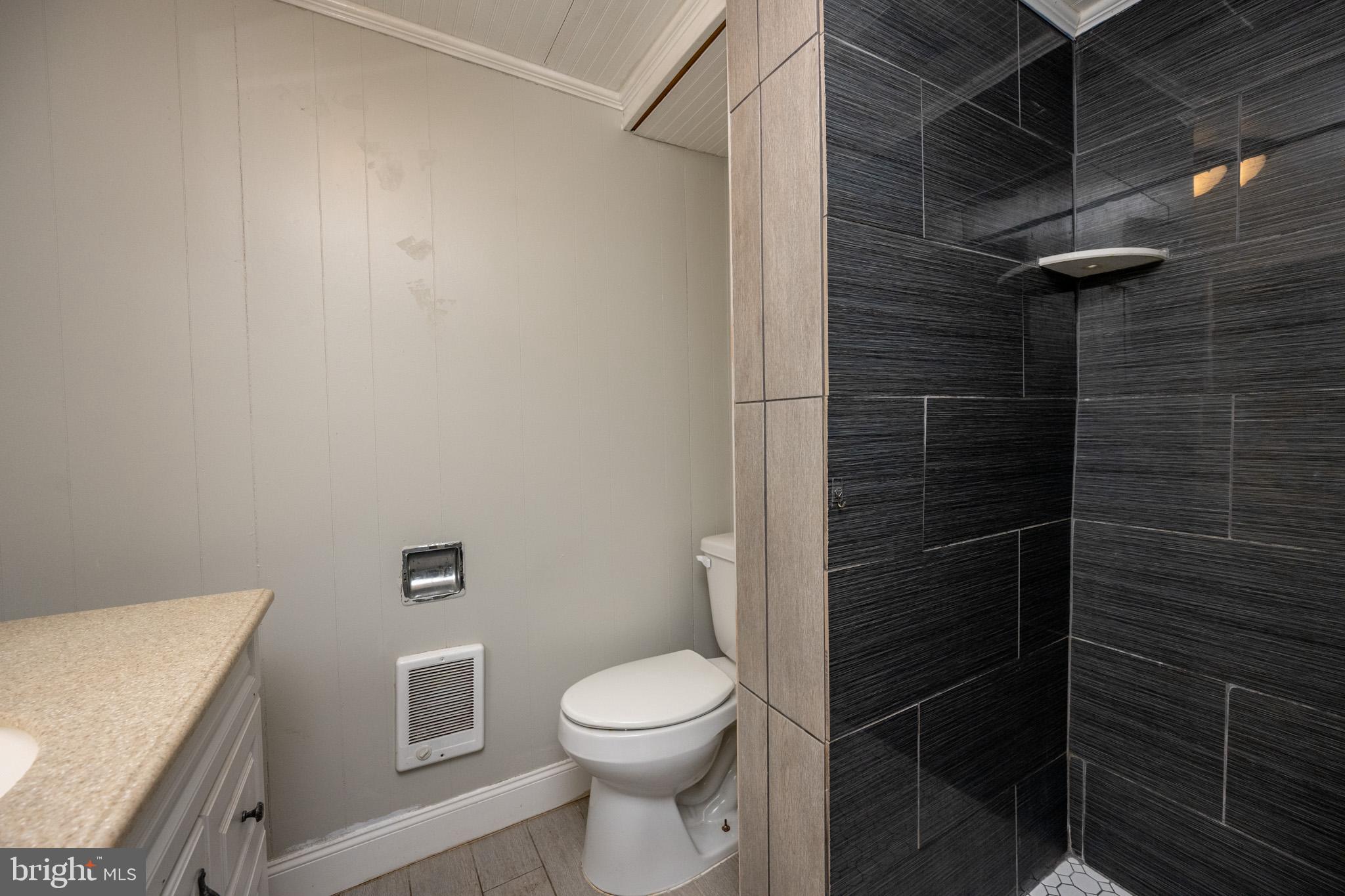 449 South 3rd Street Oakland, MD 21550 - Photo 47 of 64 Modern bathroom with sleek tile accents.