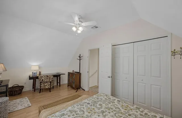 a view of a livingroom with a furniture