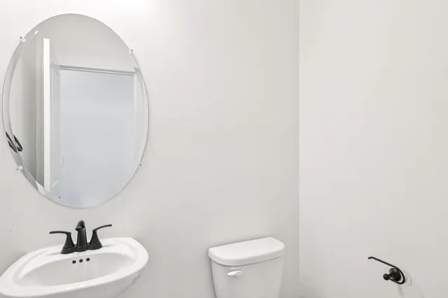 a small space with a empty space