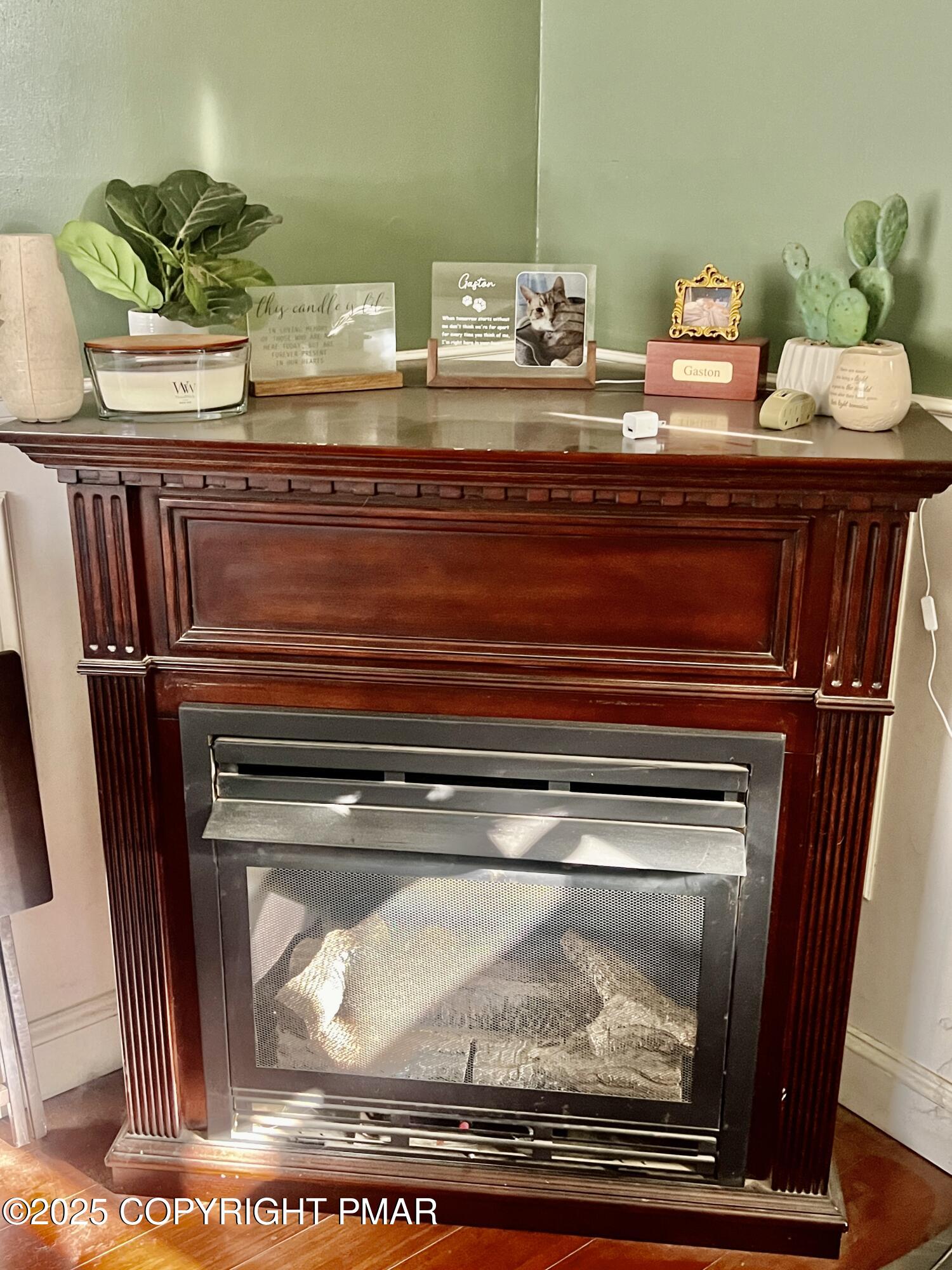 7 Orchard Street Trucksville, PA 18708 - Photo 9 of 19 a close view of fireplace with wooden floor