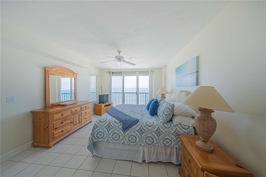 4575 South Atlantic Avenue, Unit 6607 Ponce Inlet, FL 32127 - Photo 18 of 48 a bedroom with a bed and window