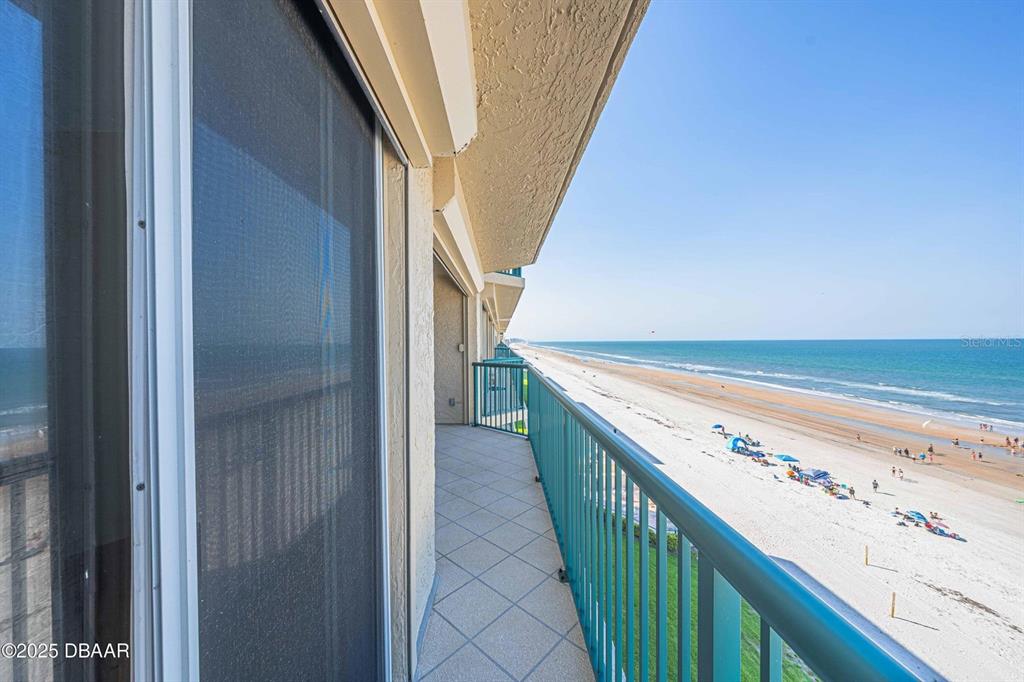 4575 South Atlantic Avenue, Unit 6607 Ponce Inlet, FL 32127 - Photo 21 of 48 a view of balcony and ocean