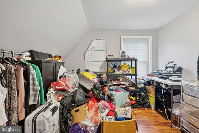 a view of a storage and utility room