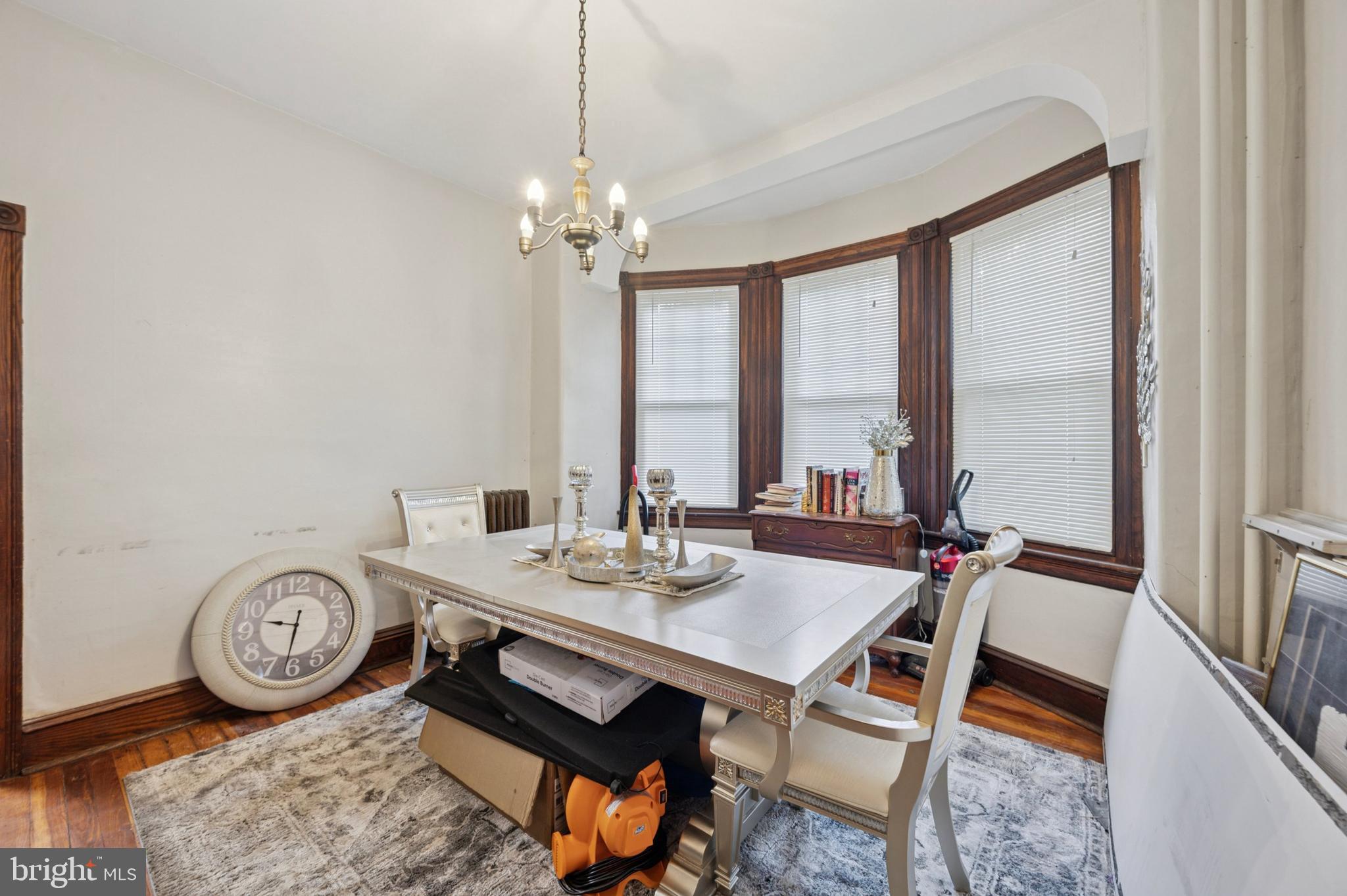 512 Crest Avenue Elkins Park, PA 19027 - Photo 8 of 24 a view of a dining room with furniture window and outside view