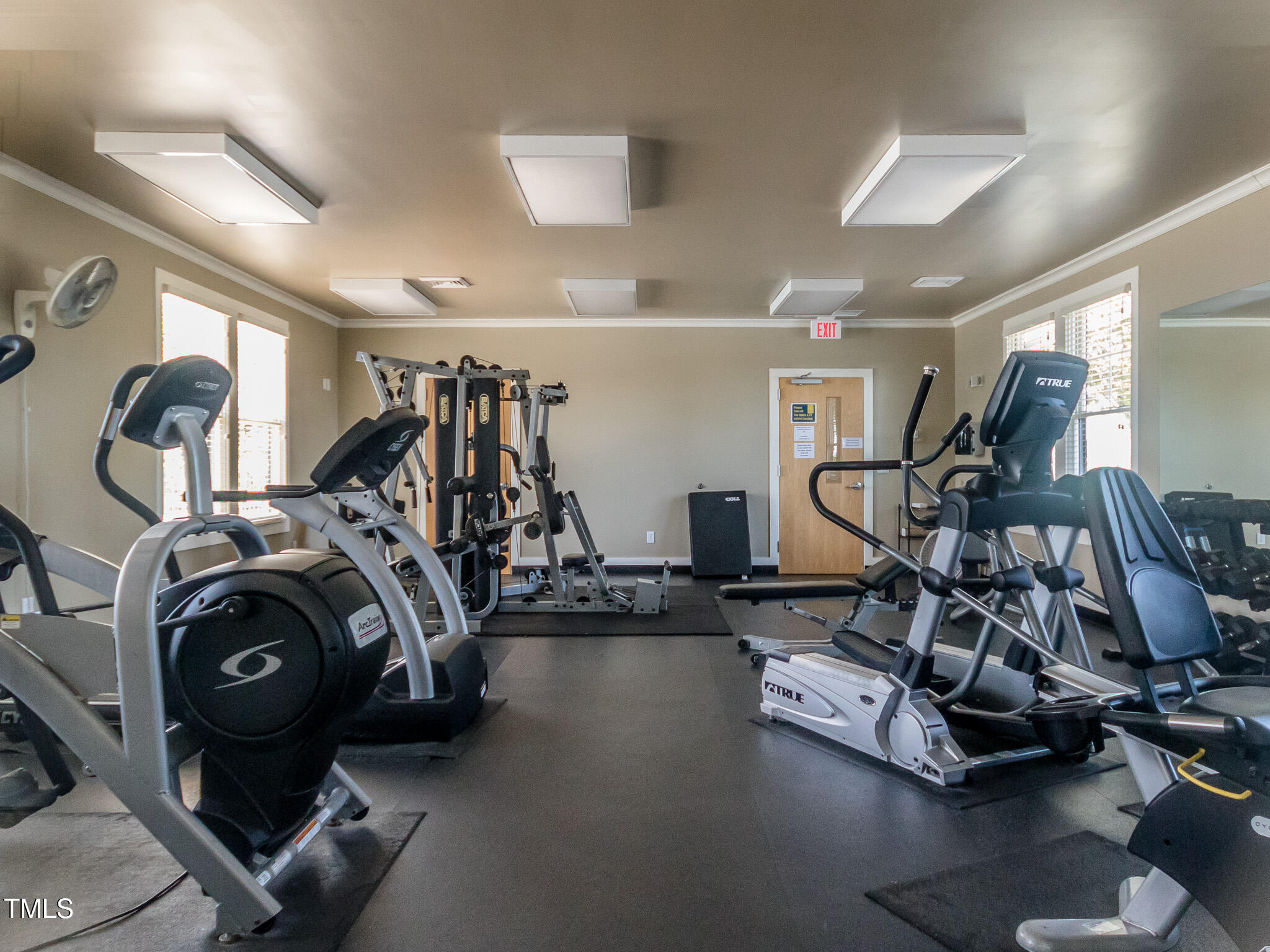 249 High Ridge Lane Pittsboro, NC 27312 - Photo 52 of 65 a view of a room with gym equipment