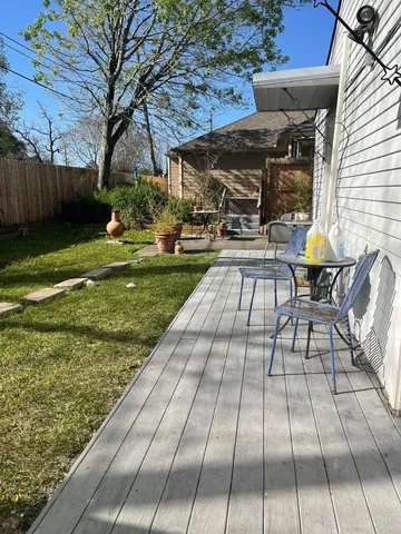 a view of outdoor space yard deck and patio