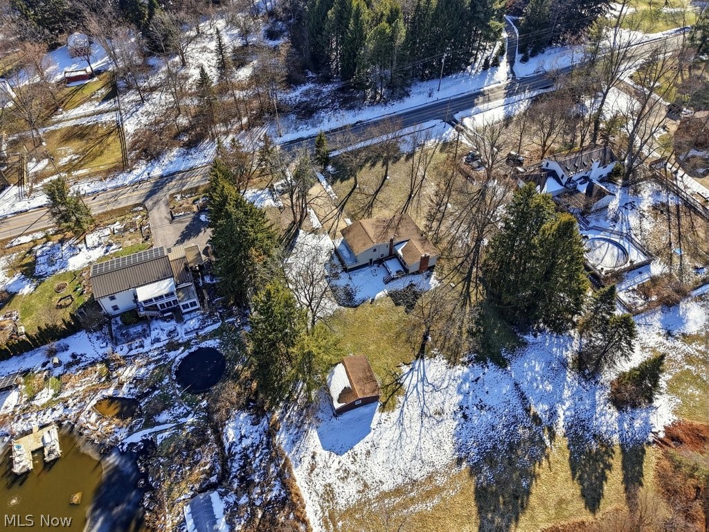4699 West Bath Road Akron, OH 44333 - Photo 40 of 50 View of snowy aerial view