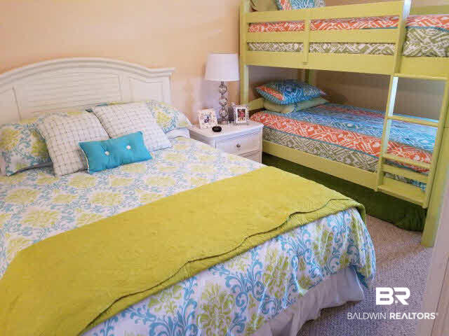 28875 Perdido Beach Boulevard, Unit 1A Orange Beach, AL 36561 - Photo 13 of 25 Bright roomy Bedroom with a Double and Bunk Bed