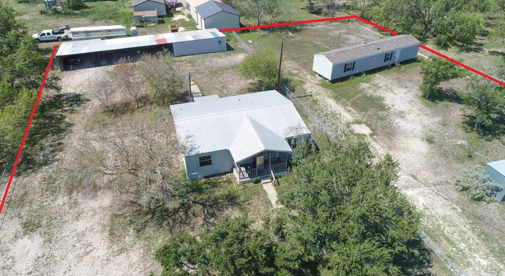 24731 County Road 340 Mathis, TX 78368 - Photo 40 of 40 an aerial view of a house with outdoor space