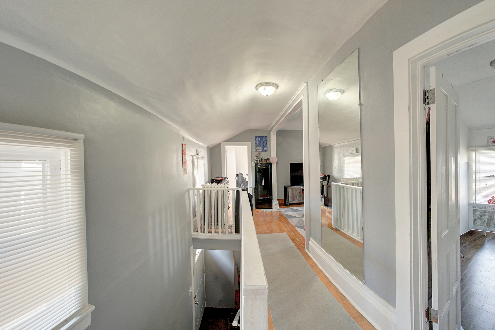 118 East 11th Street Lockport, IL 60441 - Photo 25 of 30 a view of a hallway with furniture and floor to ceiling window