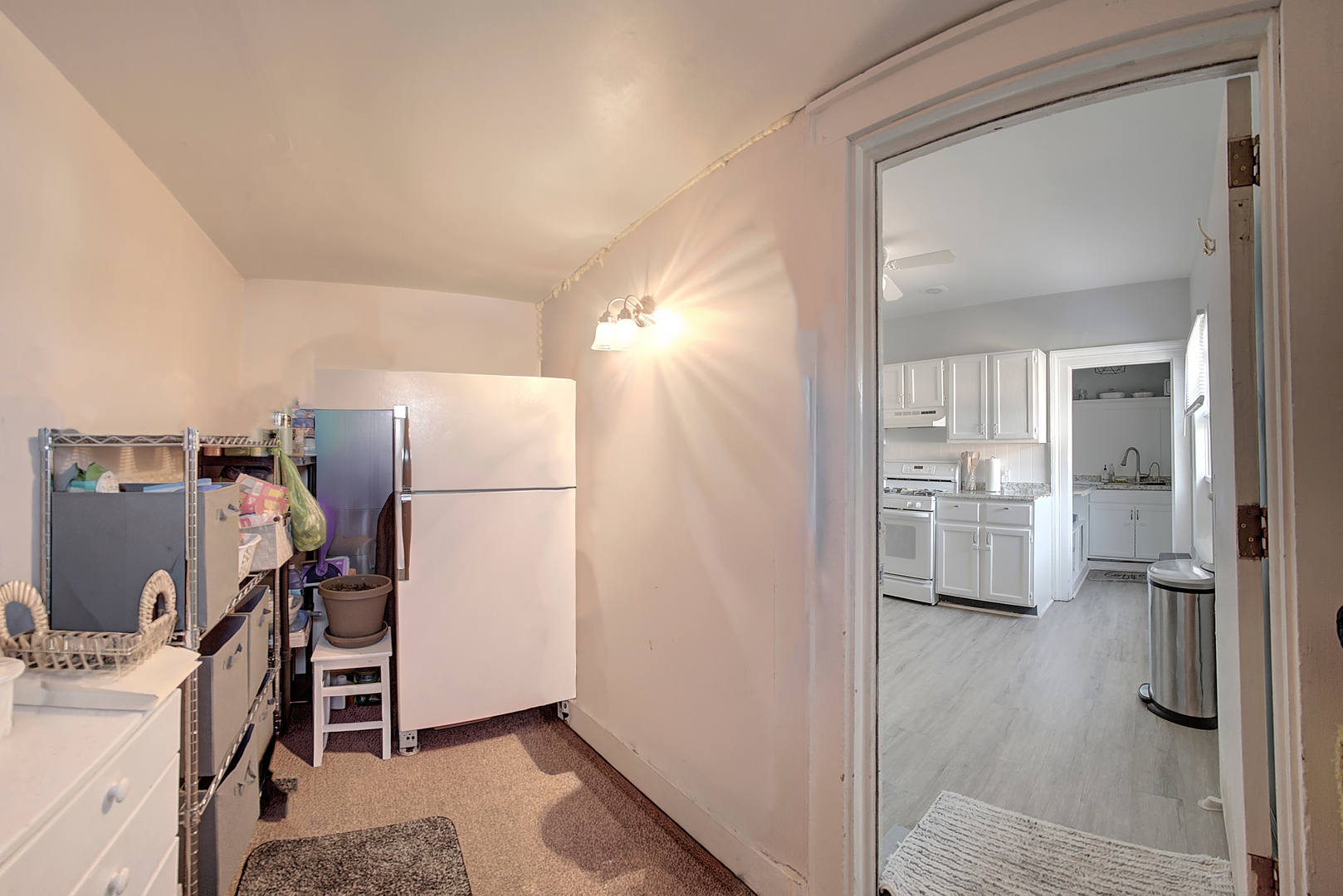 118 East 11th Street Lockport, IL 60441 - Photo 8 of 30 a view of a kitchen with refrigerator and windows