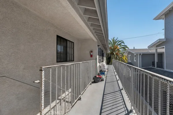 a view of balcony