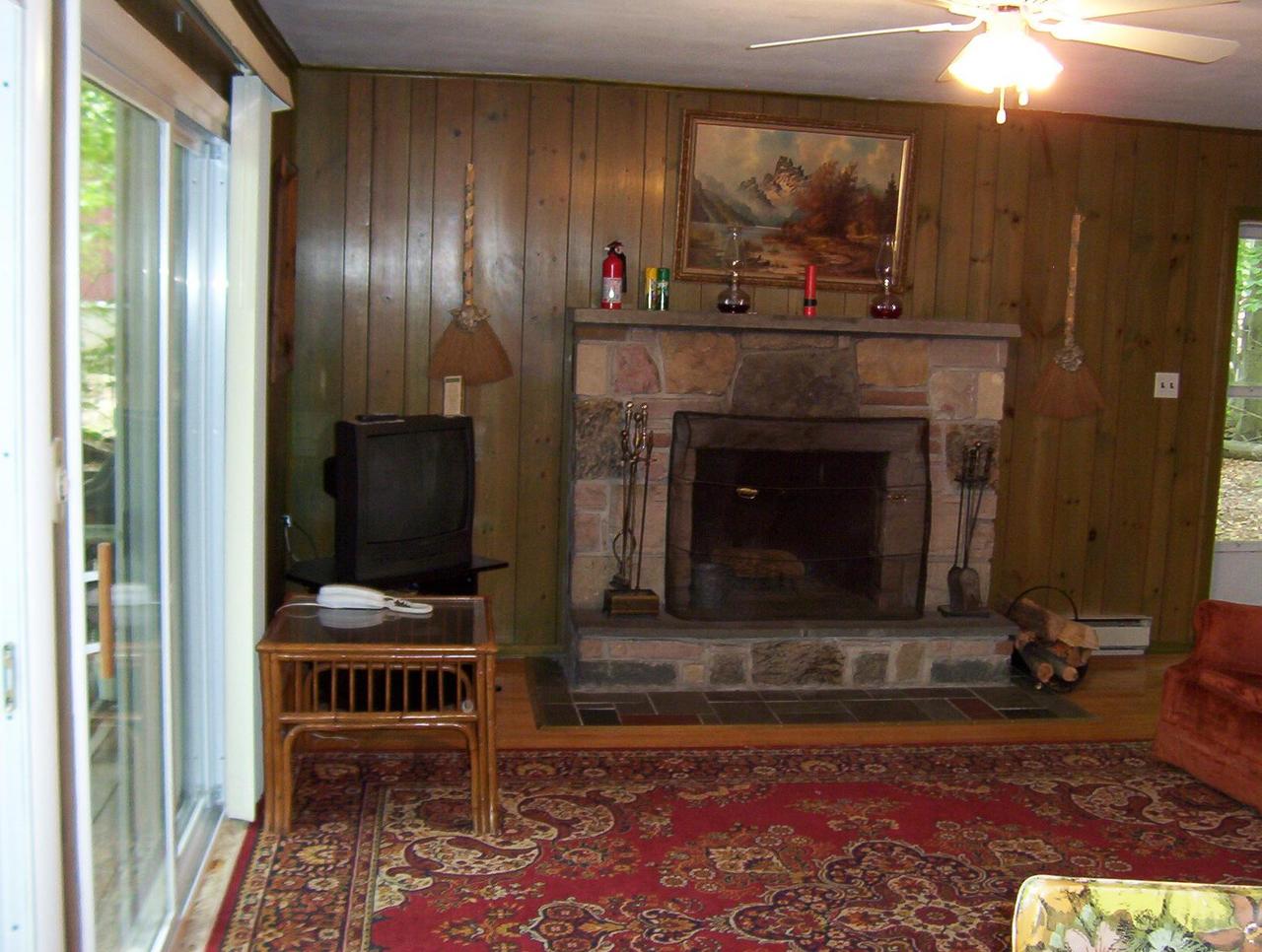 901 Selig Road Pocono Lake, PA 18347 - Photo 4 of 8 Living Room Fireplace