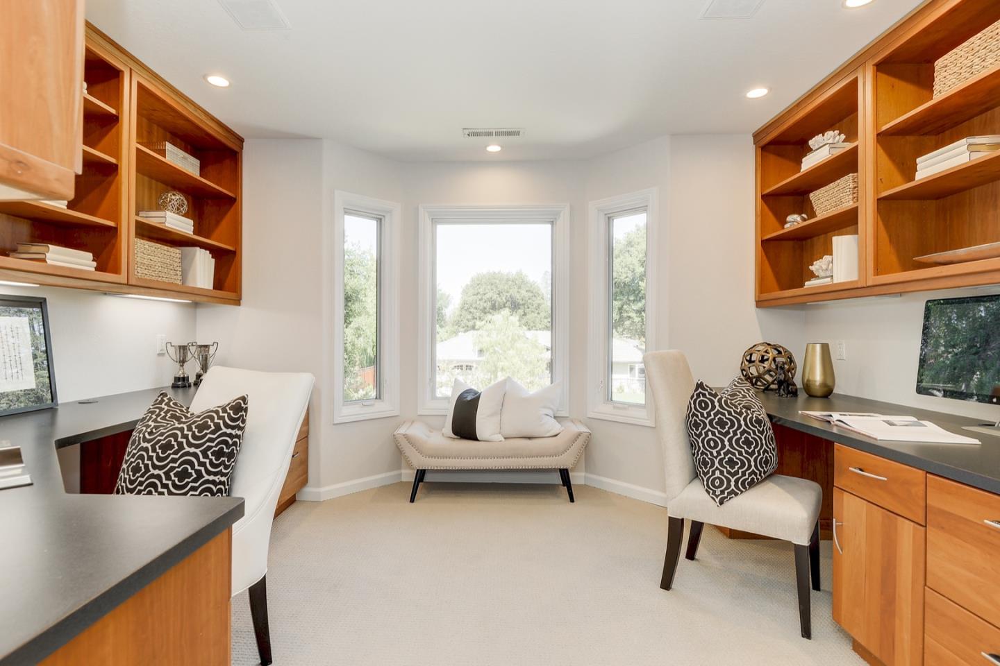 714 Arroyo Road Los Altos, CA 94024 - Photo 23 of 42 a living room with furniture and a window