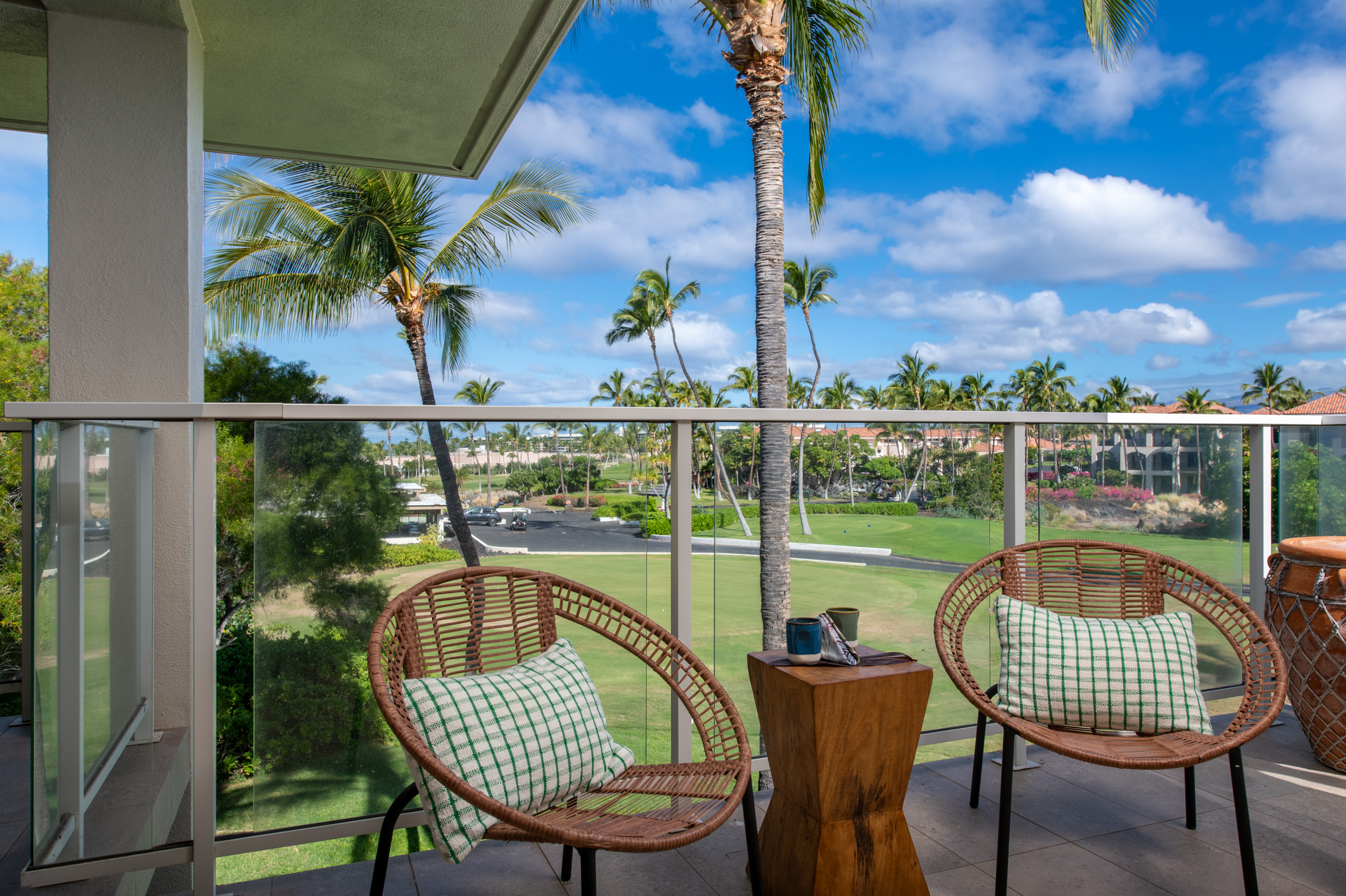 69-1010 Keana Place, Unit G303 Waikoloa, HI 96738 - Photo 22 of 30 a view of a chairs in balcony