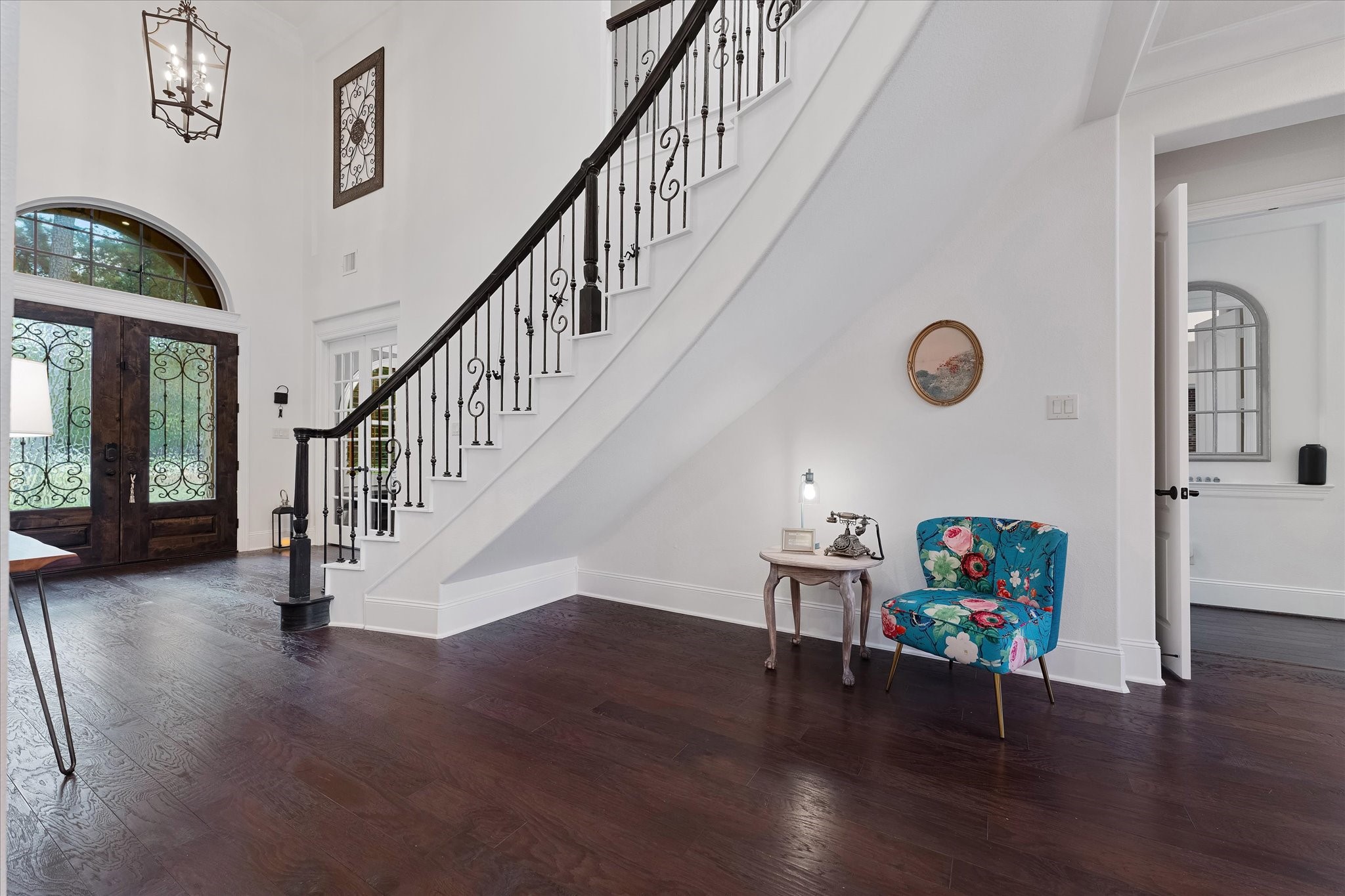 28733 Lakeside Green Magnolia, TX 77355 - Photo 17 of 49 a view of entryway with wooden floor and stairs