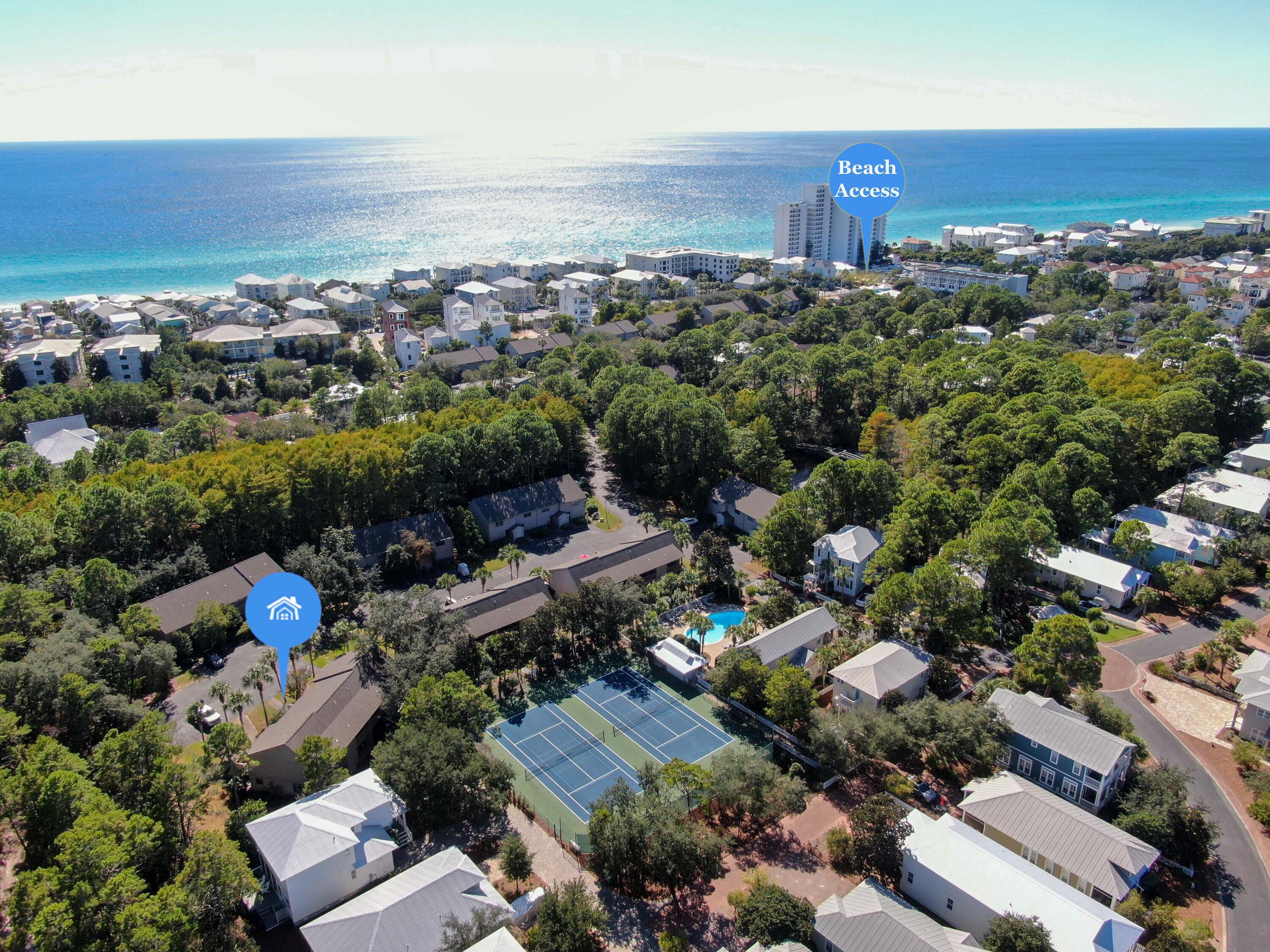 51 Cypress Street, Unit 275 Santa Rosa Beach, FL 32459 - Photo 2 of 37 an aerial view of multiple house