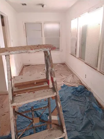 a view of water heater room