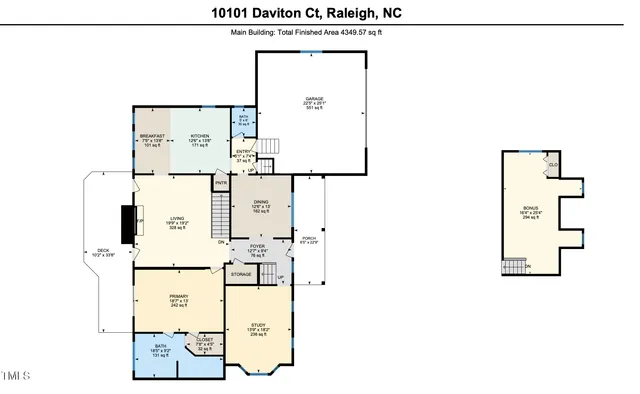 $899,999 | 10101 Daviton Court, Raleigh, NC 27615