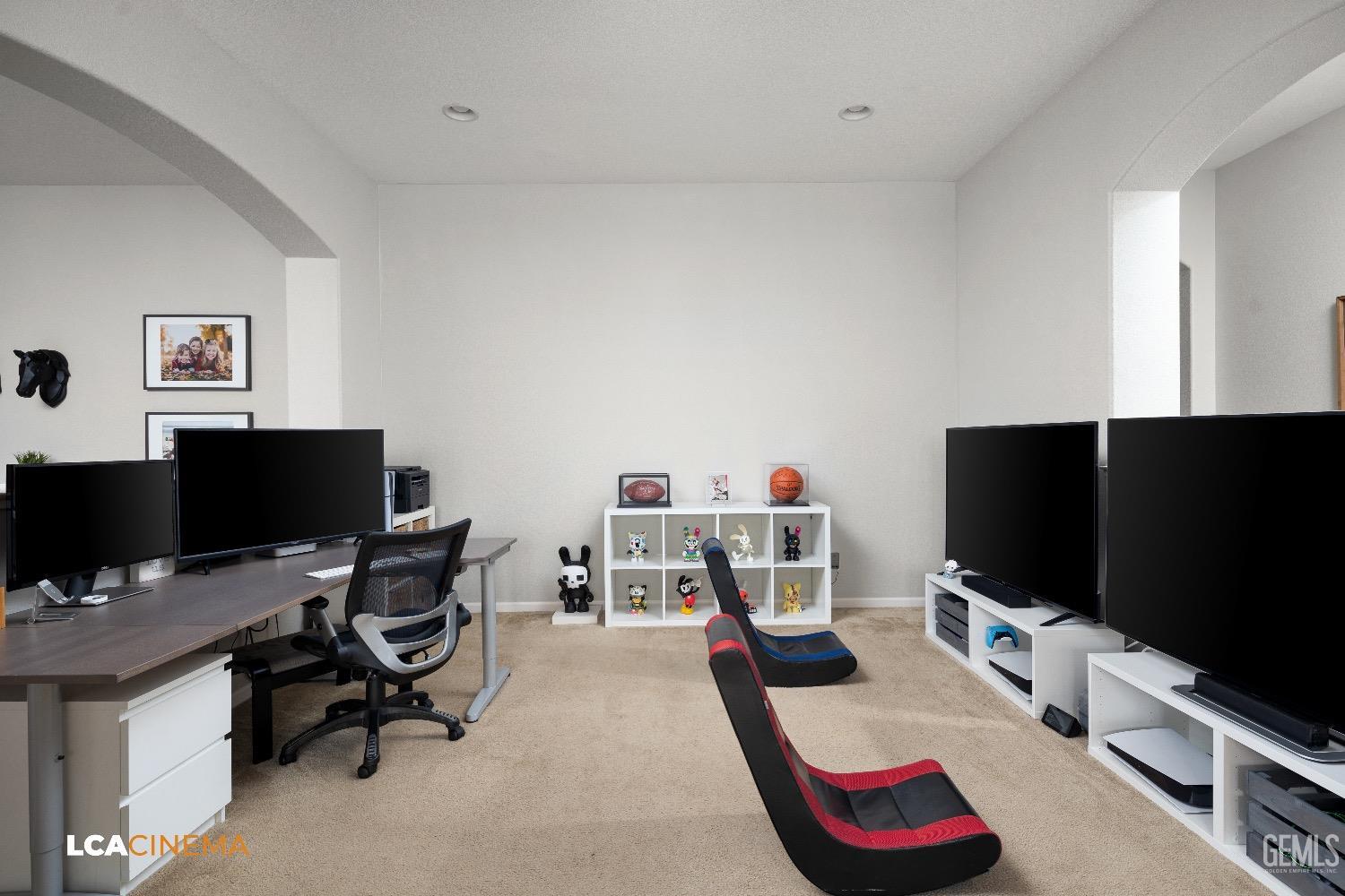 Undisclosed Address Bakersfield, CA 93314 - Photo 9 of 29 a bedroom with a workspace