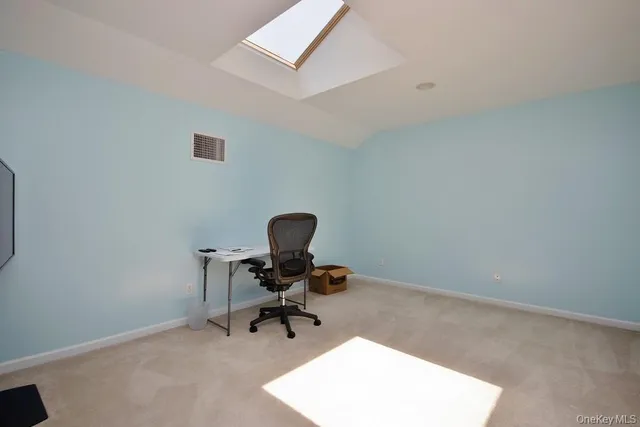 a view of workspace with a window