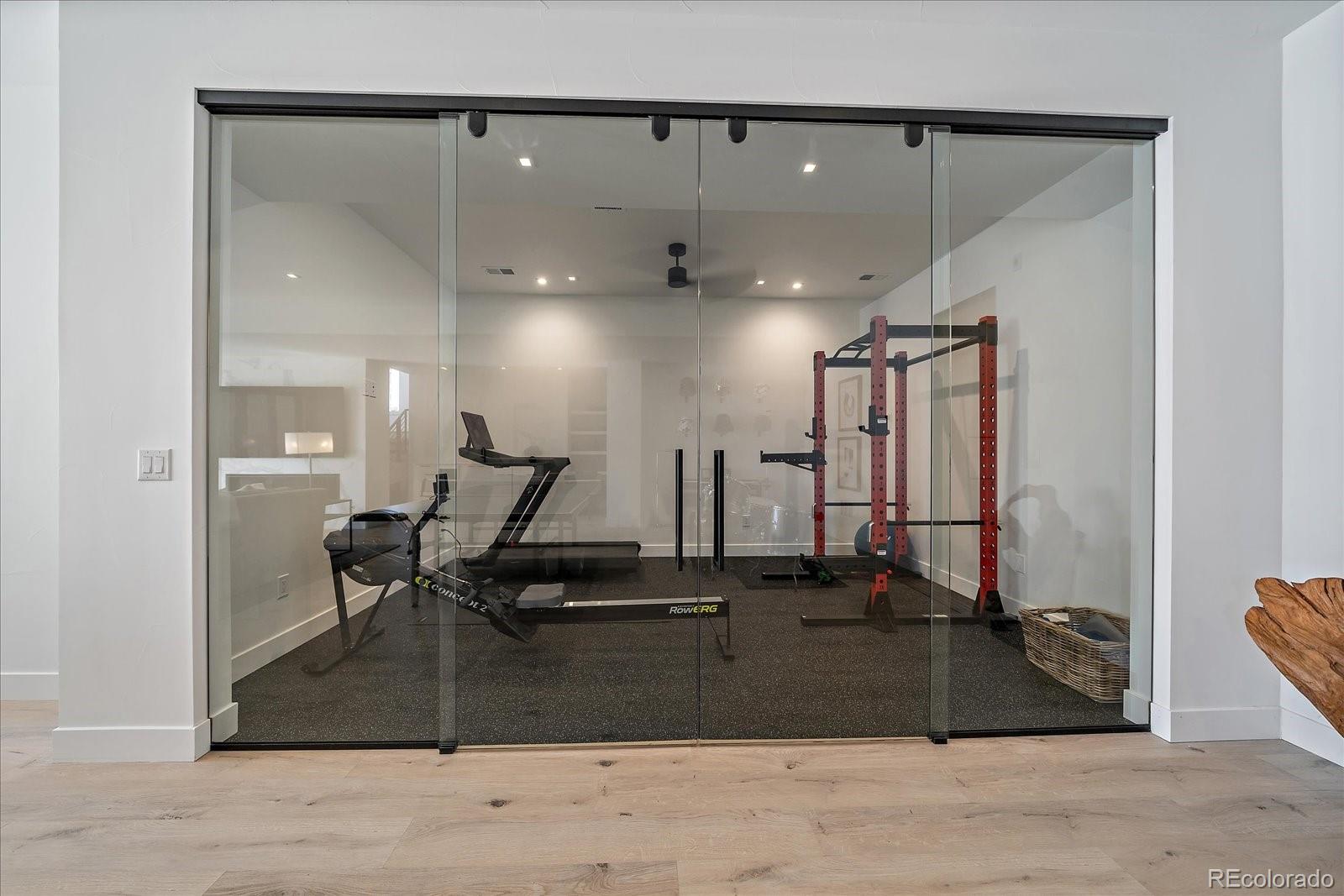 5263 Creation Rock Trail Morrison, CO 80465 - Photo 45 of 50 a view of a room with gym equipment