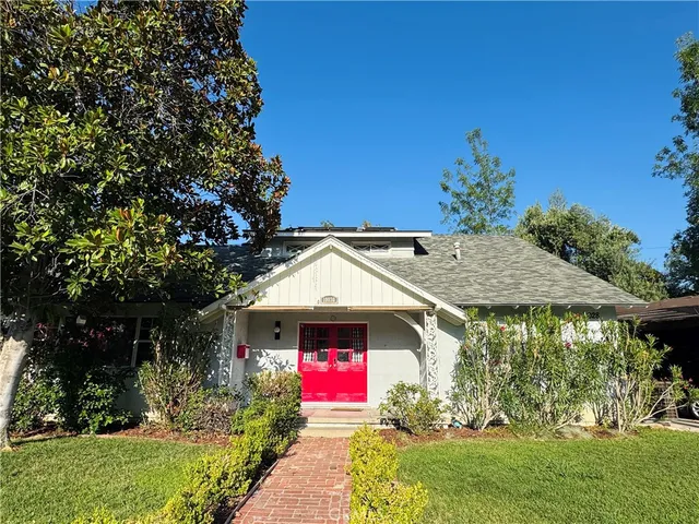 a aerial view of a house
