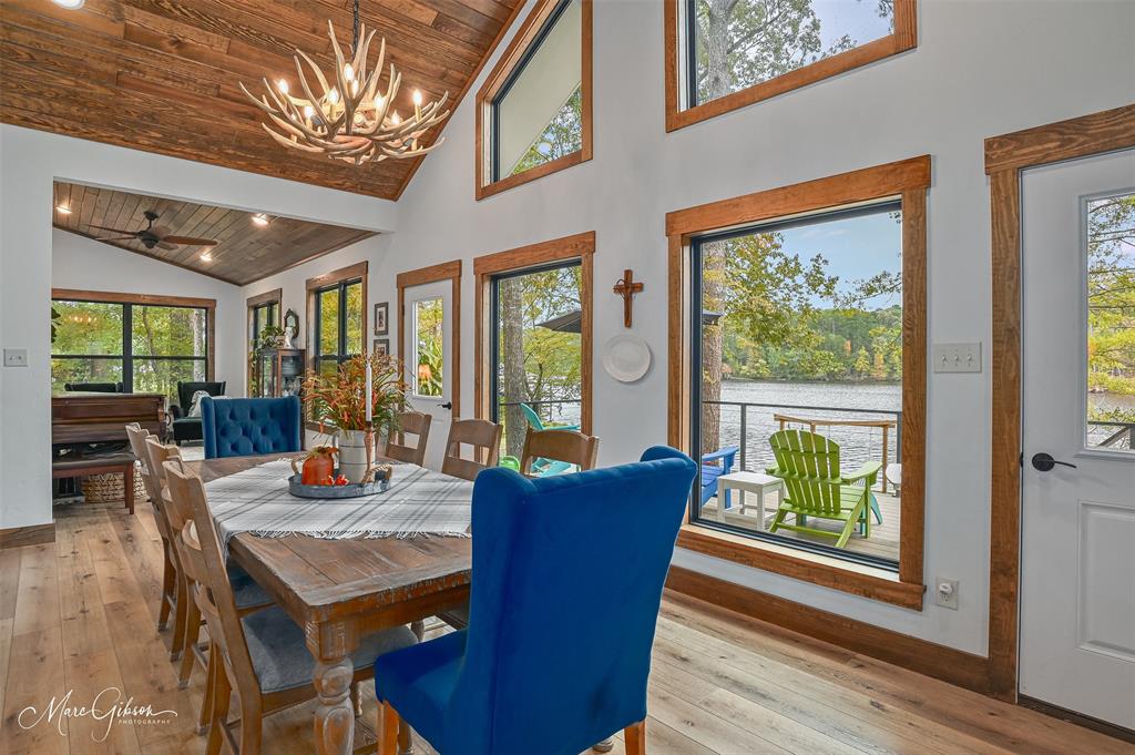 335 Coleman Loop Homer, LA 71040 - Photo 18 of 40 a view of a dining room with furniture window and outside view