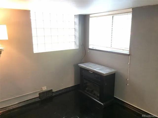 a kitchen with a stove and a microwave