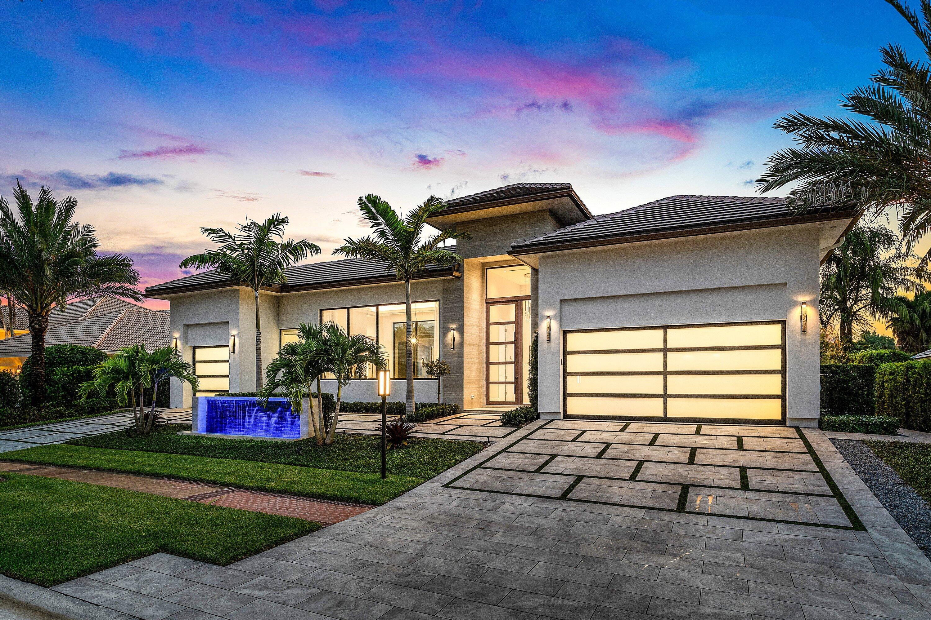 17615 Foxborough Lane Boca Raton, FL 33496 - Photo 3 of 120 Front View at Dusk