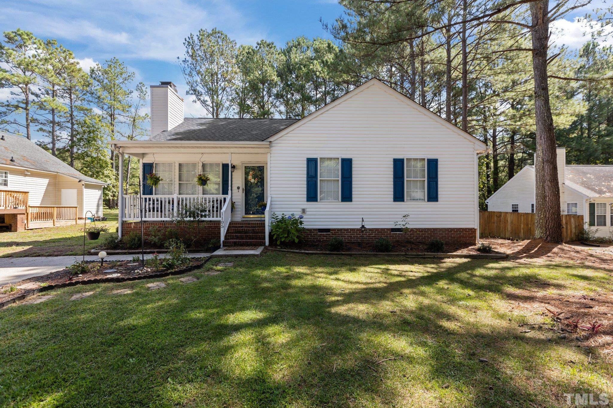1105 Sorcerer Court Knightdale, NC 27545 - Photo 1 of 21 a view of a house with backyard and sitting area