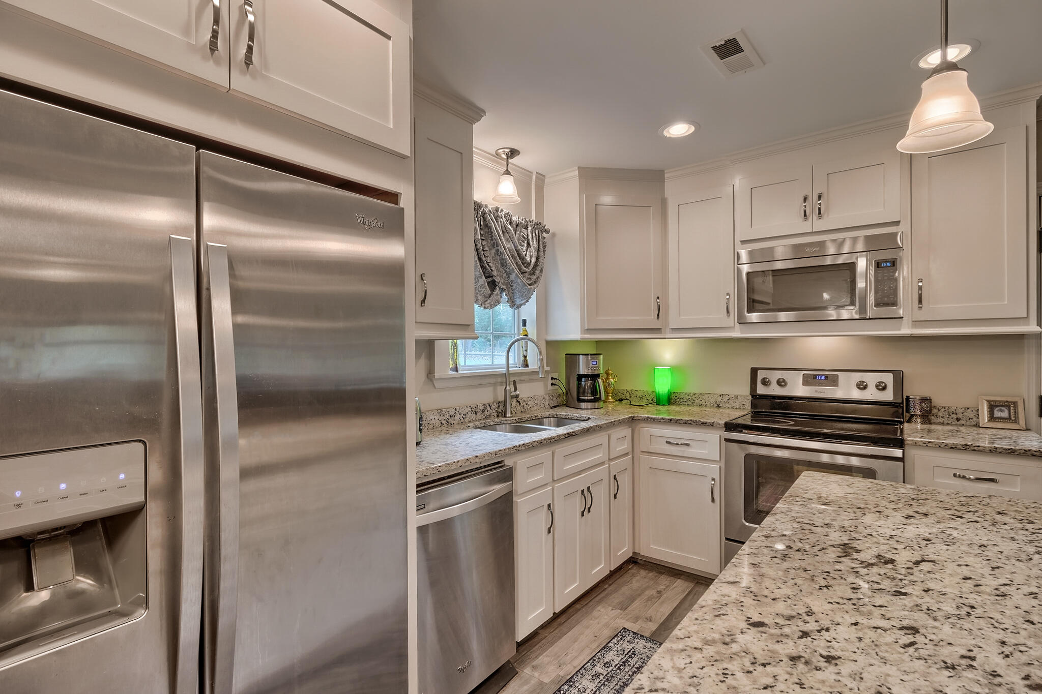 550 Shadow Lane Road Wagener, SC 29164 - Photo 8 of 23 a kitchen with a sink stainless steel appliances and cabinets