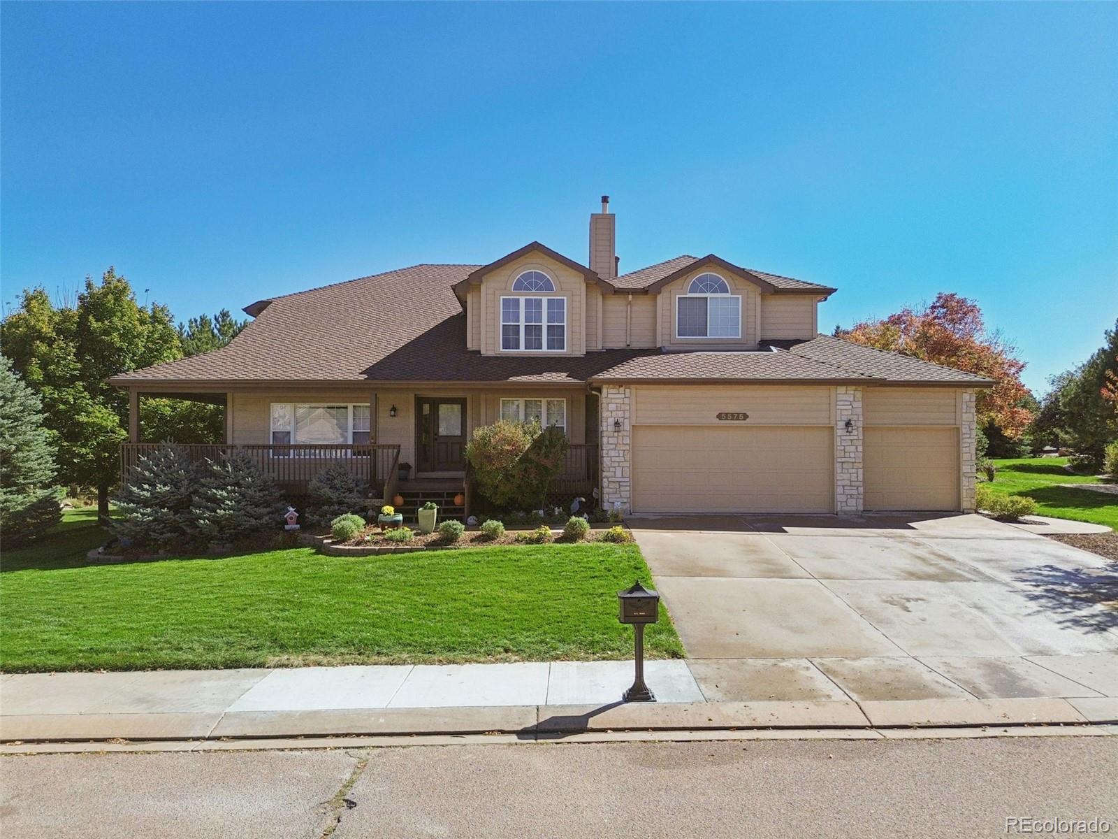 5575 Butler Court Colorado Springs, CO 80918 - Photo 31 of 47 a front view of house with yard