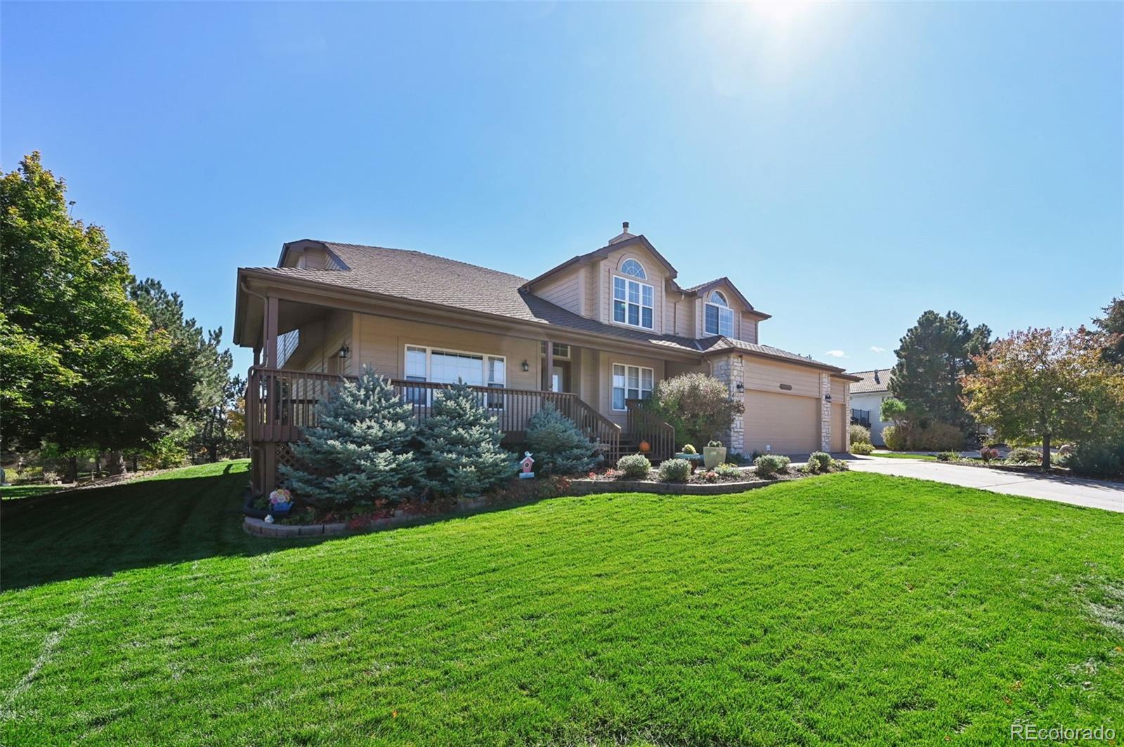 5575 Butler Court Colorado Springs, CO 80918 - Photo 41 of 47 a front view of a house with garden