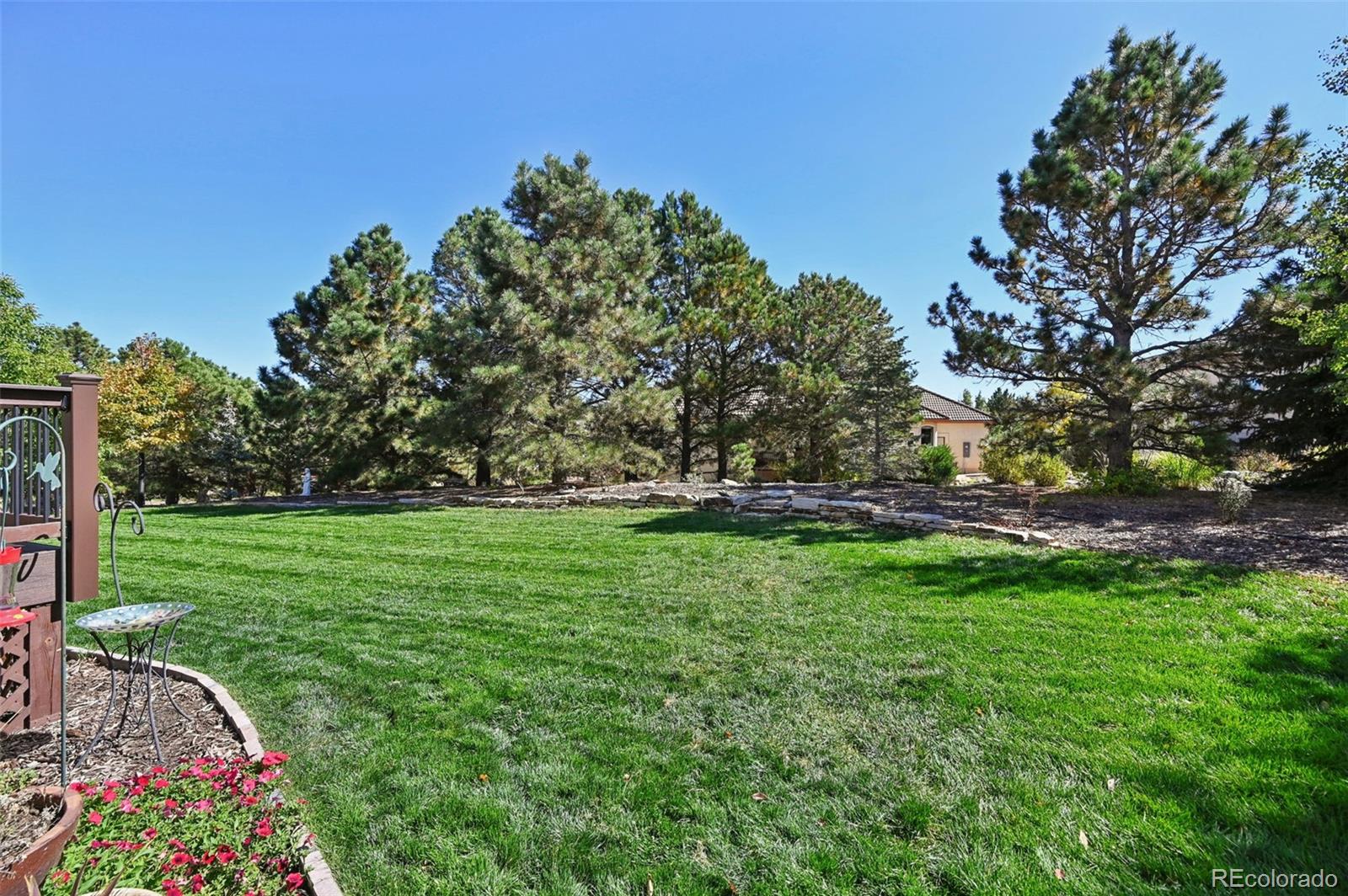 5575 Butler Court Colorado Springs, CO 80918 - Photo 42 of 47 a view of backyard with green space