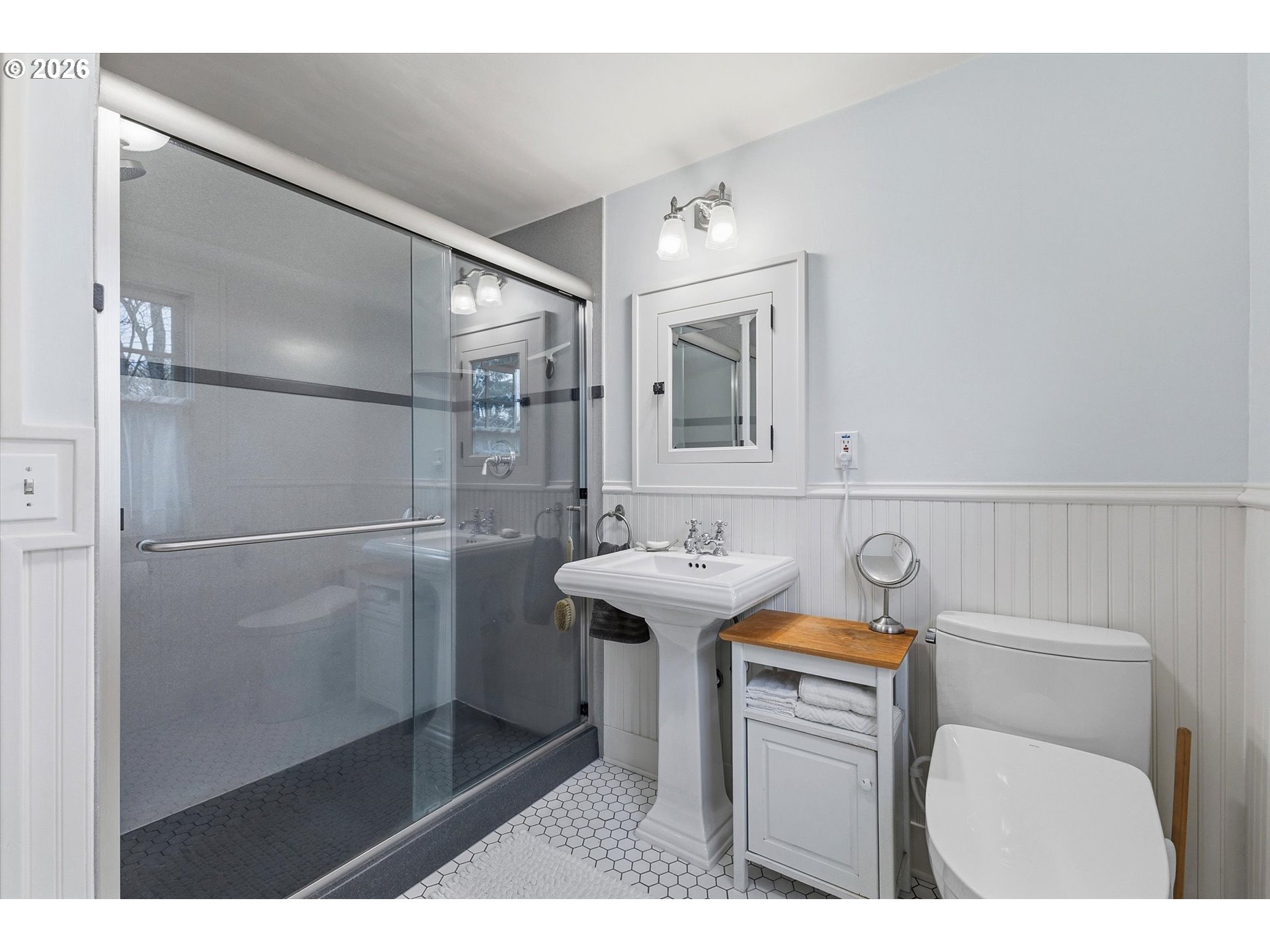 3613 Northeast 24th Avenue Portland, OR 97212 - Photo 25 of 48 a bathroom with a sink toilet and shower