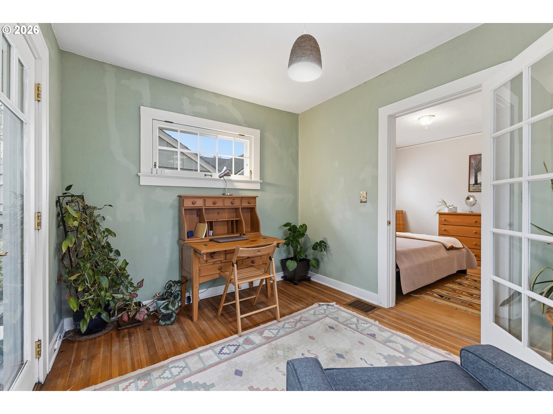 3613 Northeast 24th Avenue Portland, OR 97212 - Photo 31 of 48 a living room with furniture and a wooden floor