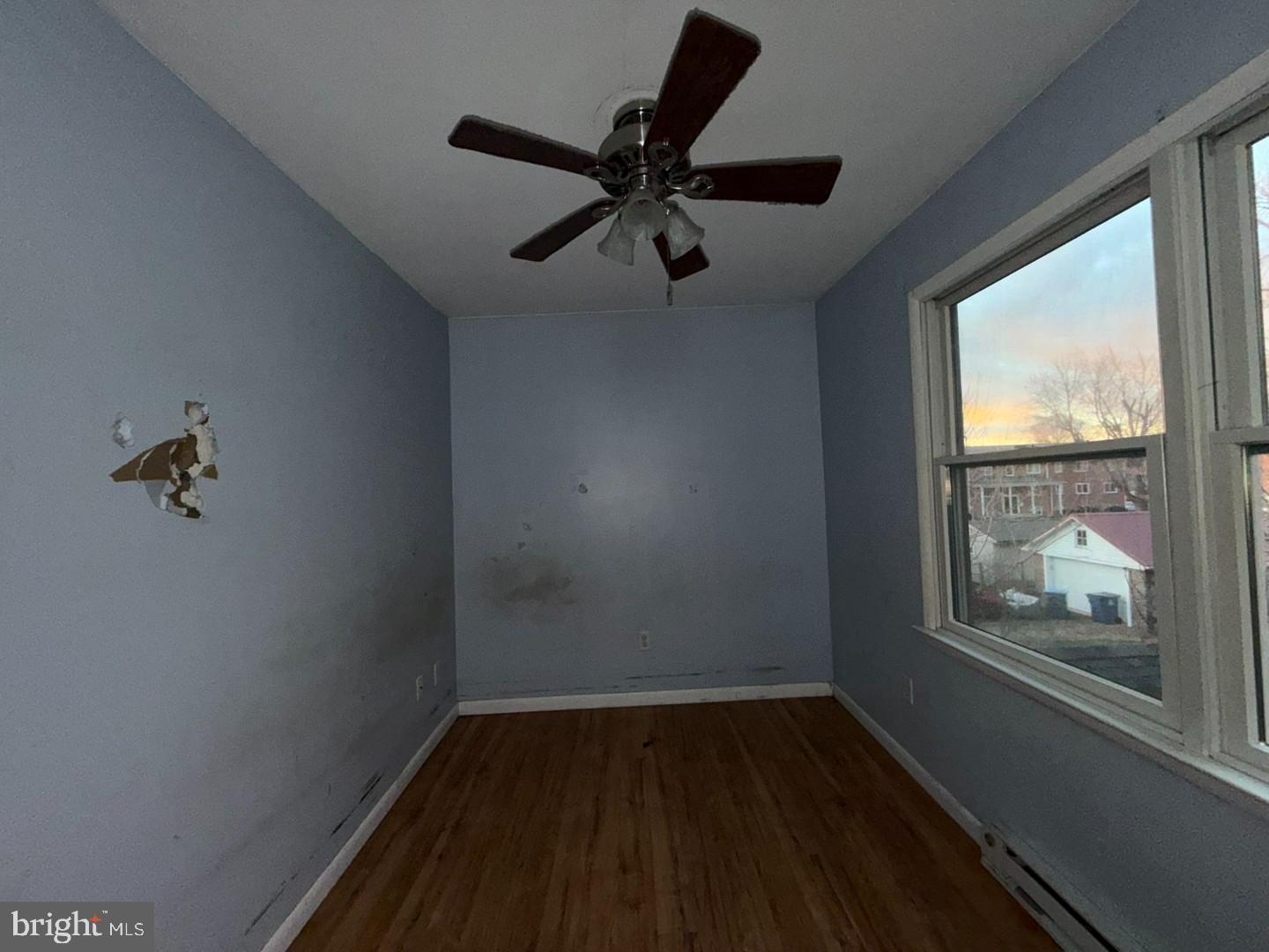 27 Haines Avenue Rising Sun, MD 21911 - Photo 22 of 32 a view of empty room with wooden floor and fan