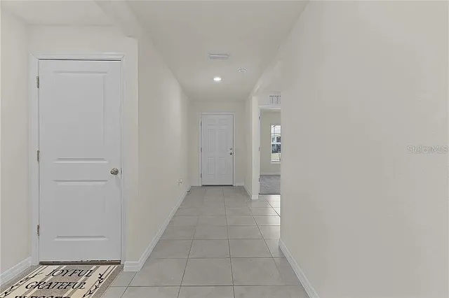 a view of an empty room