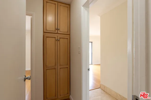 a view of closet area