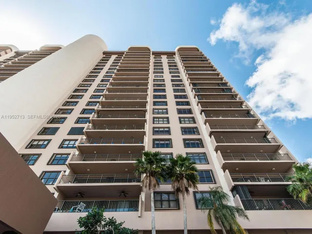 a view of a lake with a terrace