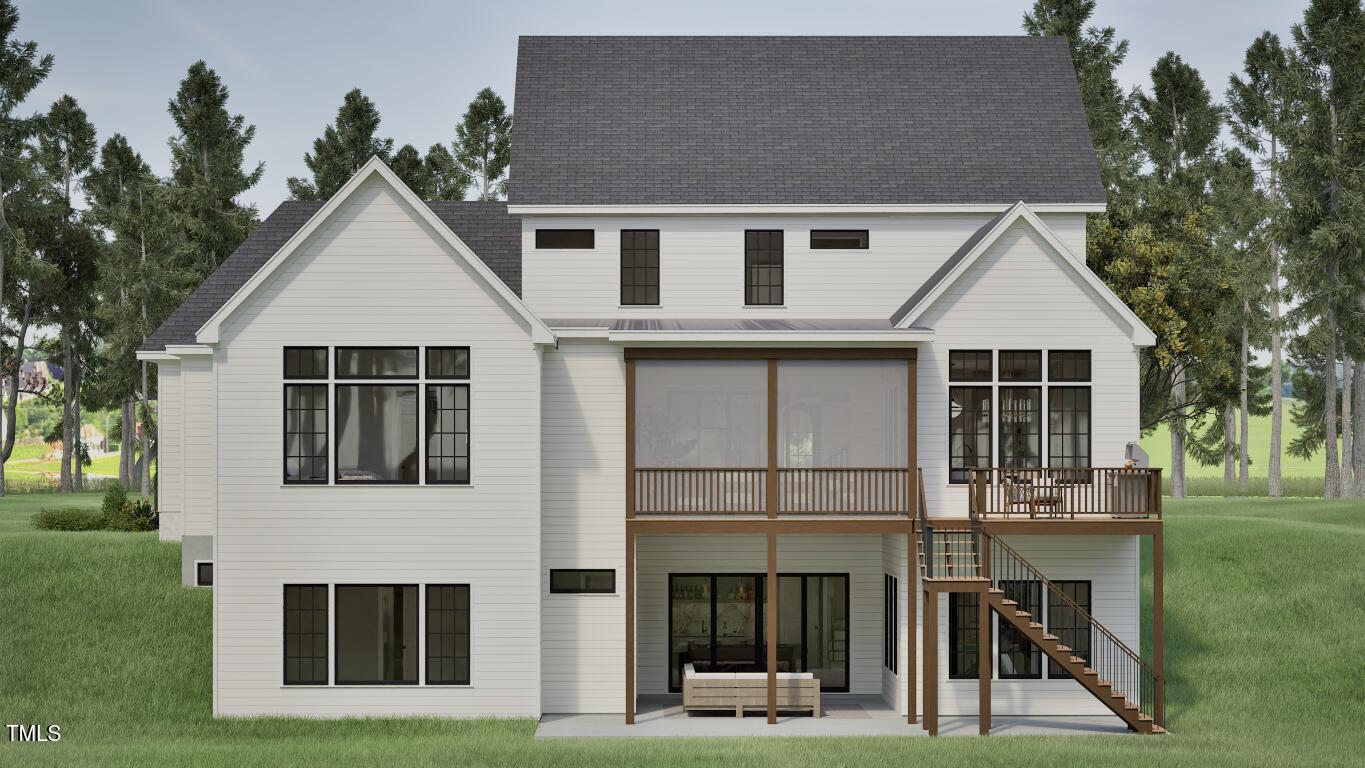 913 Tyrrell Road Raleigh, NC 27609 - Photo 32 of 42 a front view of a house with a yard