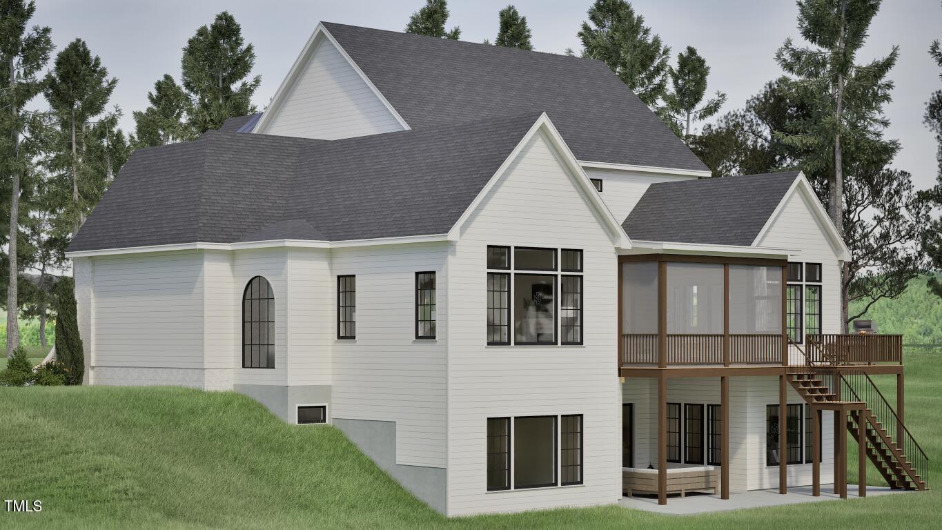 913 Tyrrell Road Raleigh, NC 27609 - Photo 33 of 42 a front view of a house with a yard