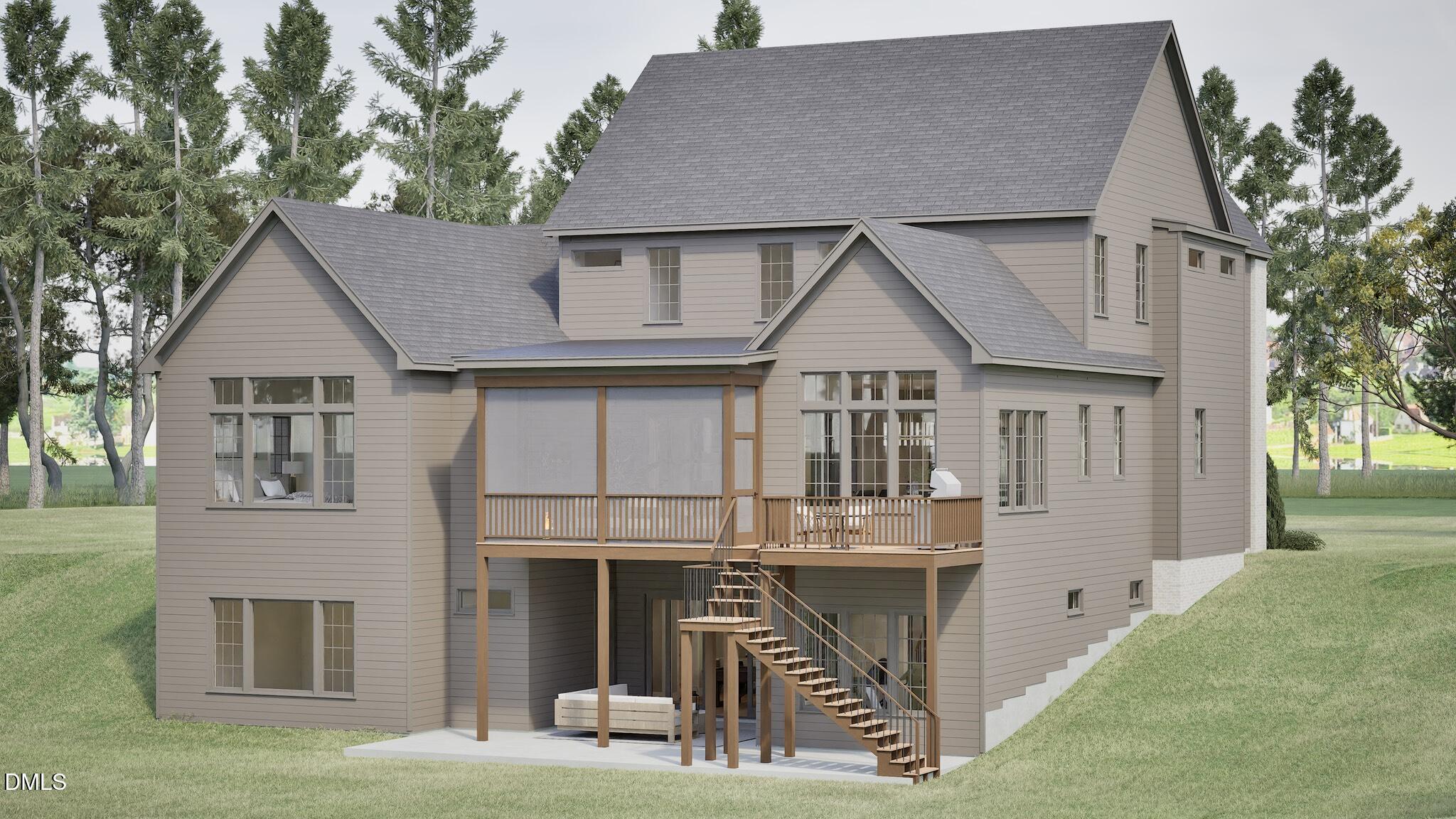 913 Tyrrell Road Raleigh, NC 27609 - Photo 35 of 42 a front view of a house with a yard