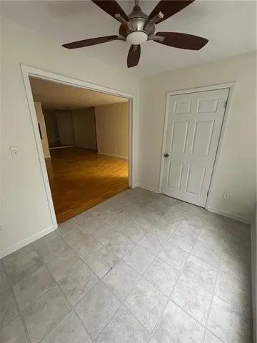 a view of an empty room