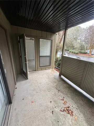 a view of outdoor space and deck