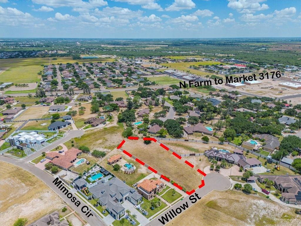 0 Willow Street Rio Grande City, TX 78582 - Photo 5 of 6 an aerial view of residential building and lake